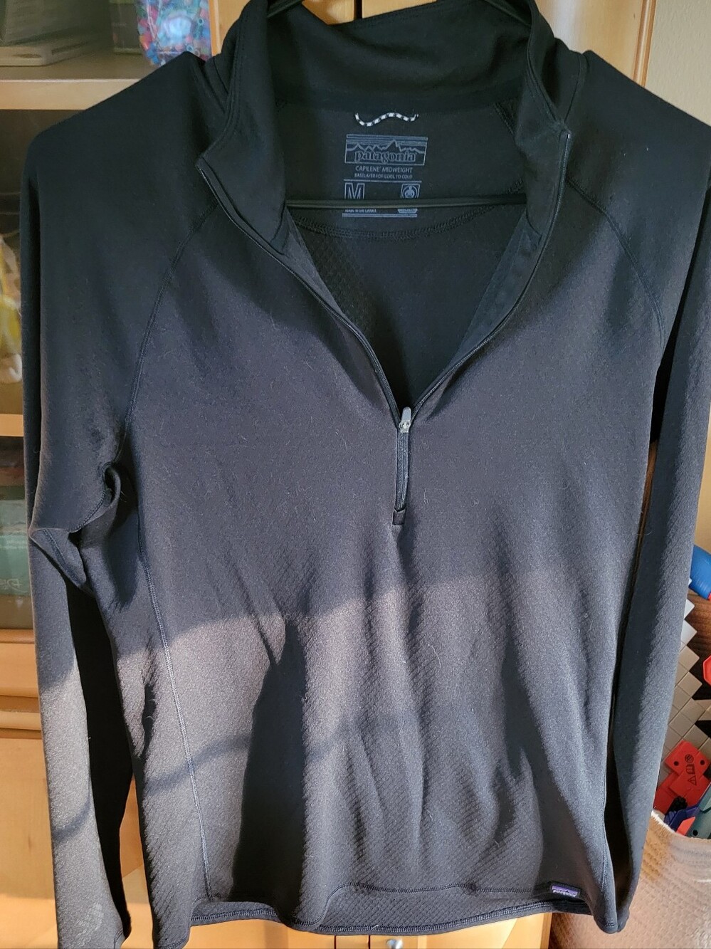 Patagonia Black Half-Zip Performance Pullover